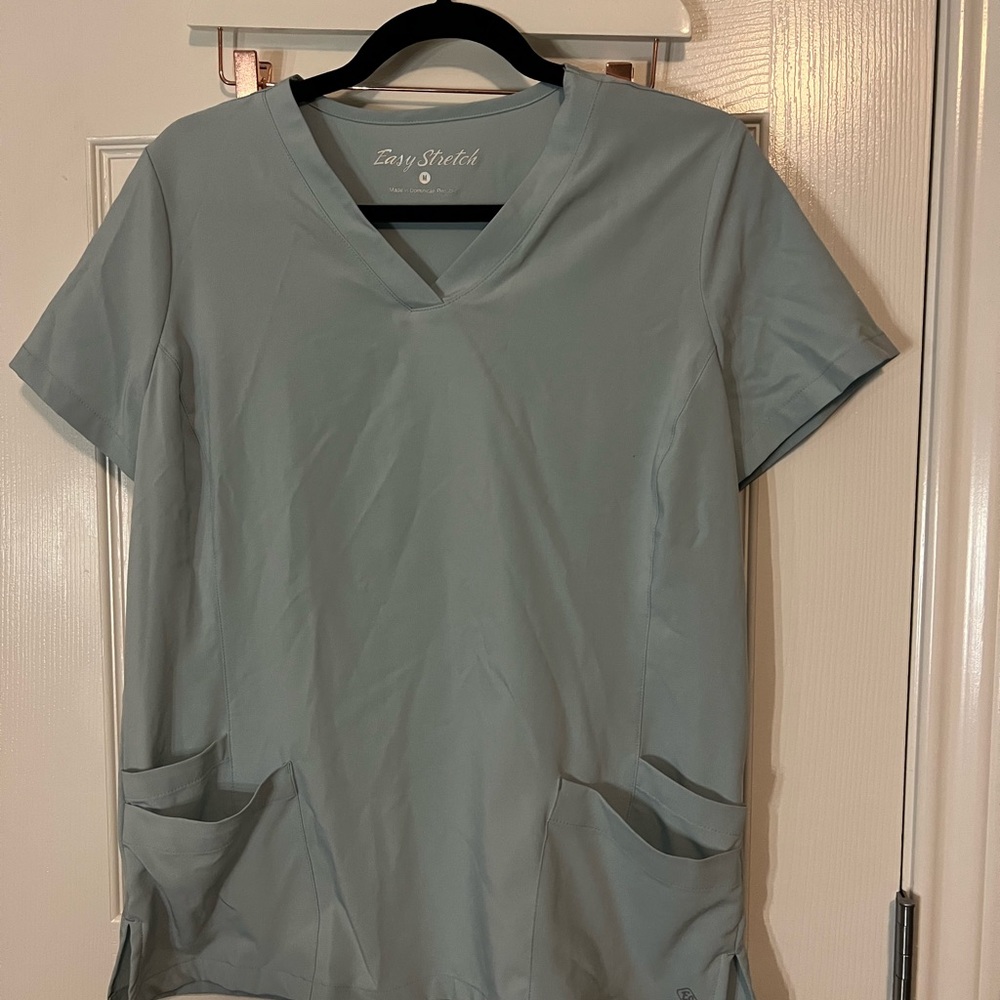 Uniform Advantage Easy Stretch Light Blue Scrub Set